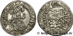 AUTRICHE 3 Kreuzer Lépopold Ier 1669 Vienne TTB 