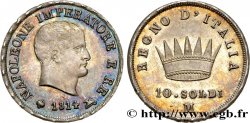 ITALIEN - Königreich Italien - NAPOLÉON I. 10 Soldi 1814 Milan  fST 