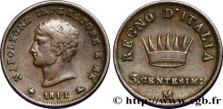 ITALIE - ROYAUME D&nbsp;ITALIE - NAPOLÉON Ier 3 Centesimi 1811 Milan TB+ autre