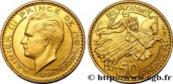 MONACO Essai de 50 Francs prince Rainier III 1950 Paris