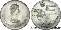 CANADA 10 Dollars JO Montréal 1976 carte du Monde 1973 