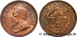 AFRIQUE DU SUD 1 Penny président Kruger 1898  SUP 