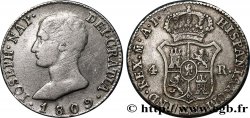 ESPAGNE - ROYAUME D&nbsp;ESPAGNE - JOSEPH NAPOLÉON 4 Reales 1809 Madrid TB+/TTB 