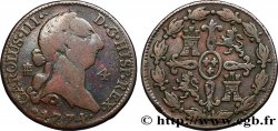 ESPAGNE 4 Maravedis Charles III  1774 Ségovie TB 