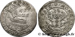 POLOGNE 1/4 de Thaler Sigismond III Vasa 1624 Dantzig TB 