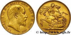 UNITED KINGDOM 1 Souverain Edouard VII 1908 Londres