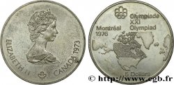 CANADA 5 Dollars JO Montréal 1976 carte de l’Amérique du Nord 1973 
