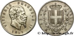 ITALIE 5 Lire Victor Emmanuel II 1869 Milan