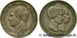 BELGIUM 10 Centimes Mariage du Duc et de la Duchesse de Brabant 1853 