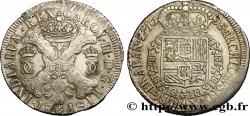 BELGIQUE - PAYS-BAS ESPAGNOLS Patagon au nom de Charles II d’Espagne 1695 Anvers TTB+ 