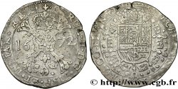 BELGIUM - SPANISH NETHERLANDS Patagon au nom de Charles II d’Espagne 1672 Bruges