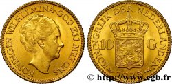 PAYS-BAS 10 Gulden 4e type Wilhelmina 1925 Utrecht SPL 