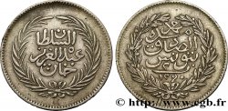 TUNISIE 2 Piastres an Ah 1290 1873 