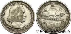 ÉTATS-UNIS D&nbsp;AMÉRIQUE 1/2 Dollar Exposition Colombienne de Chicago 1893 Philadelphie TTB 