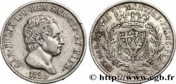ITALIE - ROYAUME DE SARDAIGNE 5 Lire Charles Félix 1829 Turin TTB 