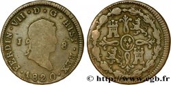 SPAIN 8 Maravedis Ferdinand VII 1820 Jubia