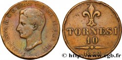 ITALY - KINGDOM OF TWO SICILIES 10 Tornesi François II 1859 Naples