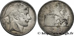 BELGIO 20 Francs Mercure, légende flamande 1953 