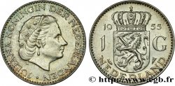 NETHERLANDS 1 Gulden Juliana 1955 