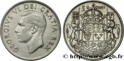 CANADA 50 Cents Georges VI 1950 