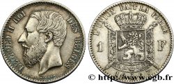BELGIUM 1 Franc Léopold II légende française 1867 
