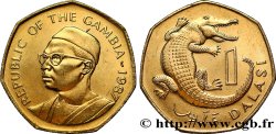 GAMBIE 1 Dalasi Sir Dawda Jawara / crocodile 1987  SPL 
