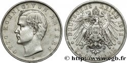 ALLEMAGNE - BAVIÈRE 3 Mark Othon Ier 1911 Munich  TTB 
