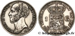PAYS-BAS 1 Gulden Guillaume II 1847 Utrecht