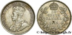 CANADá
 10 Cents Georges V 1915 