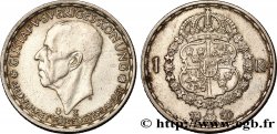 SWEDEN 1 Krona Gustave V 1950 Kongsholmen XF 