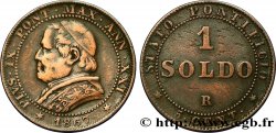 VATICAN ET ÉTATS PONTIFICAUX 1 Soldo an XXI buste large 1867 Rome