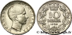 YUGOSLAVIA 10 Dinara Pierre II 1938 Belgrade AU 