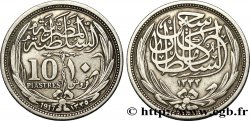 EGITTO 10 Piastres frappe au nom de Hussein Kamil AH 1335 1917  BB 
