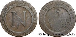 GERMANY - KINGDOM OF WESTPHALIA - JÉRÔME NAPOLÉON 5 Centimes 1808 Strasbourg