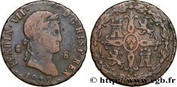 SPAGNA 8 Maravedis Ferdinand VII 1827 Ségovie