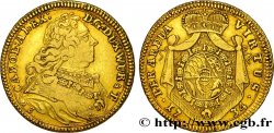 ALLEMAGNE - DUCHÉ DE WURTEMBERG - CHARLES-ALEXANDRE Carolin ou 10 Gulden 1734 Stuttgart TTB 