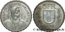 SWITZERLAND 5 Francs Berger des alpes 1932 Berne AU 