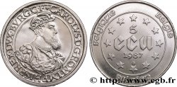 BELGIUM 5 Ecu Charles Quint 1987  MS 