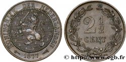 NIEDERLANDE 2 1/2 Cents lion couronné 1877 Utrecht VZ 
