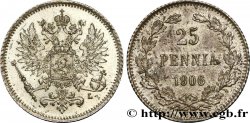 FINLANDE 25 Pennia 1906 Helsinki SUP 