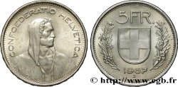 SCHWEIZ 5 Francs Berger des alpes 1967 Berne fST 