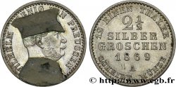 GERMANIA 2 1/2 Silbergroschen satirique 1869 Berlin SPL 