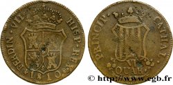 SPAIN - CATALONIA 6 Quartos frappe au nom de Ferdinand VII 1810 Catalogne VF 