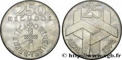 PORTUGAL 250 Escudos 2e anniversaire révolution des oeillets 1976  AU 
