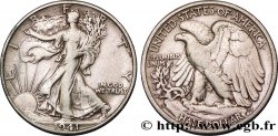 ÉTATS-UNIS D AMÉRIQUE 1/2 Dollar Walking Liberty 1941 Denver TB+ 