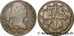SPAIN 8 Maravedis Charles IIII 1803 Ségovie VF 
