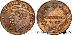 ITALIEN 1 Centesimo Victor Emmanuel II 1867 Milan fST 