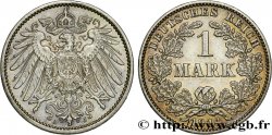 DEUTSCHLAND 1 Mark Empire aigle impérial 2e type 1914 Hambourg - J VZ 