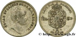 SUÈDE 1/16 Riksdaler Oscar I 1852  TTB 