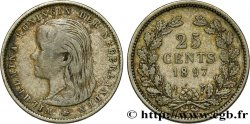 PAYS-BAS 25 Cents Wilhelmina 1897 Utrecht